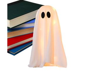 Décor Fantôme Lumineux, Décorations Halloween Lumineuses, Figure Effrayante pour Pièce Maîtresse Accessoires Photo Intérieur Chambre Décoration Hantée et Mariage Gothique