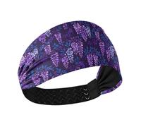decor gift Bandeau de baseball élastique rafraîchissant Violet foncé Indiana Wisteria Pour salle de sport Gym Gym Banda para la cabeza