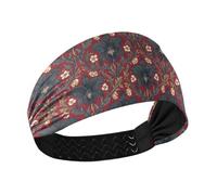 decor gift Belize Black Orchid William Morris Bandeau à cheveux anti-humidité pour femme Élastique pour Football Football Accessoires para el cabello de mujeres