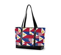 decor gift Essentials Sac fourre-tout avec fermeture éclair Fleurs sauvages Marguerites pour yoga avec couche, Yin Yang des États-Unis et des Philippines