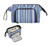 decor gift Funny Oasis Trousse à crayons nervurée bleu marine de grande capacité avec fermeture éclair pour enseignant, fournitures scolaires estuche de lapices para mujer