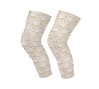 decor gift Genouillères de protection en forme d'animal rustique à rayures roses pour la danse et le vollyball