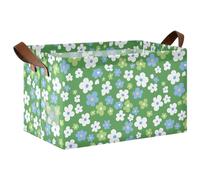 decor gift Lot de 2 grandes boîtes de rangement cubiques avec poignées, étagères, placards, livres pour organiser un placard, une étagère, des cajas para organizar juguetes