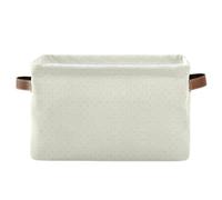 decor gift Lot de 2 paniers de rangement mignons à pois bleus pliables et imperméables en tissu avec poignée robuste de 20 litres pour l'organisation de la maison