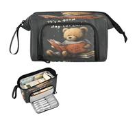 decor gift Manga Bear Trousse à crayons portable de grande capacité pour adolescents au collège estuche para lapices nina