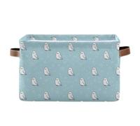 decor gift Paniers de rangement mignons animaux faucon étoile bleu pastel pliable et imperméable panier de rangement pour vêtements avec poignée robuste grands 2 pièces pour orangiseur de feuilles