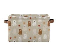 decor gift Paniers de rangement pliables et imperméables style Oliver Jeffers avec poignée robuste pour organiser une chambre ou un placard