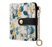 decor gift Portefeuille pliable pour femme avec fentes pour cartes, motif écureuil du paradis, blanc cassé, pratique, minimaliste, portefeuille en cuir synthétique pour filles et femmes