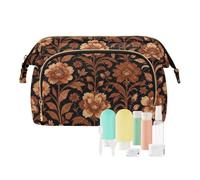 decor gift Sac de voyage léger vintage floral William Morris marron bohème sacs cosmétiques pour sac à main pour voyage salle de bain monedero pequeno para mujer