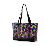 decor gift Sac fourre-tout moderne pour ordinateur portable avec fermeture éclair Vert olive Boho Botanical Wildflowers pour le travail des infirmières, Carte de tarot squelettes lesbiennes