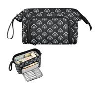 decor gift Sprouts Trousse à stylos blanche en obsidienne de grande capacité avec fermeture éclair pour adolescentes