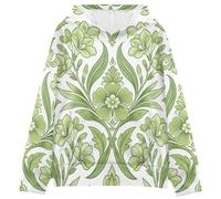 decor gift Sweat à capuche unisexe pour enfant William Morris's Green Little Freesia 5-6 ans