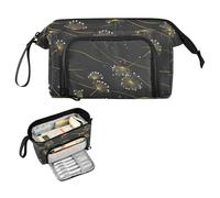 decor gift Trousse à crayons en acier blanc de grande capacité avec compartiment pour homme College estuche para guardar lapices
