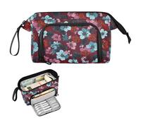 decor gift Trousse à crayons légère de style gothique bégonia bleu ciel bordeaux de grande capacité pour adultes collège cartuchera pequena para lapices