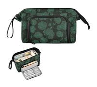 decor gift Trousse à crayons verte de grande capacité avec compartiment pour filles fournitures scolaires estuche pequeno para lapices