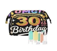 decor gift Trousse de maquillage légère Omg It's My Son's 30th Birthday (mot longword) pour sac à main de grande capacité