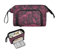decor gift Woods Ceratosaurus Trousse à crayons de grande capacité avec fermeture éclair avec fente pour adolescents Fournitures de rentrée scolaire Bolsas para lapiceros Gris