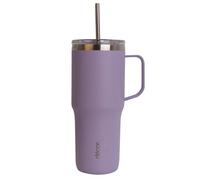 décor - Gobelet de voyage XL en acier inoxydable à double paroi en lavande, 880 ml - Anti-fuite, durable et isolé pour les boissons chaudes et froides
