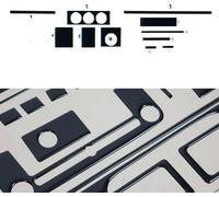 Décor intérieur Cockpit pour Audi 80 90 1986-1995 Piano Noir Optique 11pcs