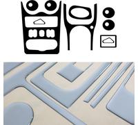 Décor intérieur Cockpit pour Dacia Logan MCV 2008-2012 look aluminium 18pcs
