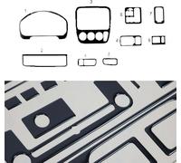 Décor intérieur Cockpit pour Honda CR-V 1996-2001 Piano Black Optik 9pcs