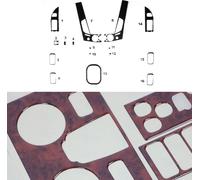 Décor intérieur Cockpit pour Mitsubishi L200 2007-2014 optique bois de racine 16pcs