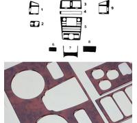 Décor intérieur Cockpit pour Seat Cordoba 1999-2002 optique bois de racine 9pcs