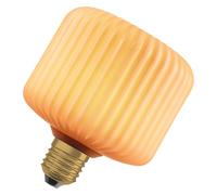 DECOR LED LAMP IN COLOURED GLASS IN COLOURED GLASS SQUARE ORANGE