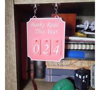 Décor Livre - Signes Lecture pour Bibliothèque et Coin Lecture,de Annuel pour Bibliophiles Art Mural Maison Salle de Classe Libraire,Décoration Murale Maison Salle de Classe Hommes Femmes Espa