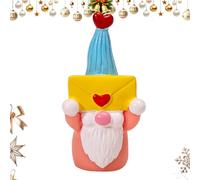 Décor miniature nain en résine - Figurine de sorcière naine festive classique, accent de charme de vacances enchanteur, art détaillé en résine fabriqué à la main, parfait pour les configurations de ta