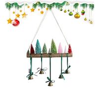 Décor mural de Noël, corde de lumière LED avec festives colorée, accent de vacances de ferme, pendaison décorative vive pour le salon de cheminée d'entrée de salon, décoration saisonnière, multicolore