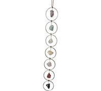 Décor Mural en Pierre précieuse en Cristal Brut, Pierre Rugueuse Naturelle Pure | Pendentif décoratif Parfait pour intérieur et extérieur | décoration de Pendentif en Jante de 3,14 po