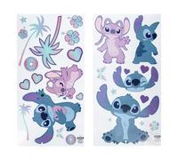 Décor Mural Enfants Disney: Stitch & Angel, Licence Officielle. Stickers Dessins Animés Réutilisables, Rose & Violet. Idéal Cadeau | Paladone