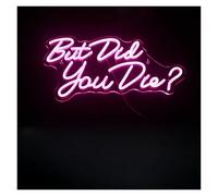 Décor Mural Lumière Mais Es-tu Mort ? Enseigne Au Néon À Rose Avec Lettres Décoratives Pour La Maison, La Chambre, La Fête, Le Bar, Le Club, USB(42x23cm)