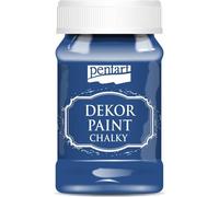 Decor Paint peinture à la craie bleu acier - bleu acier 100ml - PENTART