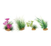 Decor plant boit mix modèle 1 pour aquarium Zolux (x4) Vert TU