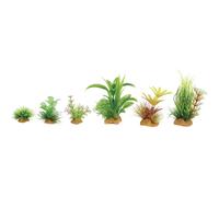 Decor plant boit mix modèle 2 pour aquarium Zolux (x6) Vert TU