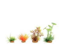 Decor plant boit mix modèle 3 pour aquarium Zolux (x4) Vert TU