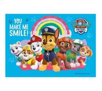 DECOR PLAQUE FONDANT PAT PATROUILLE DECOR GATEAU ANNIVERSAIRE PAW PATROL