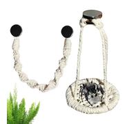 Décor Pour Araignée Sauteuse 2 Pièces Hamacs Naturels en Corde de Coton