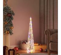 Decor-Seasonal & Holiday Decorations-Christmas Lighting-Acrylic Cône lumineux décoratif LED Multicolore 90 cm