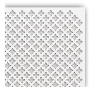 Décor SEVILLA Plaque perforée en MDF Made in Germany - 122 x 61 cm - pour revêtement de radiateur, panneau de porte, grille d'aération ou paravent