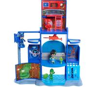 Simba Quartier général des PJ Masks - Kit de Jeu Mission Control - avec Figurine Catboy et Romeo - Champ Pyjama et méchant - avec lumière et Son - Pliable - 57 cm de Haut - pour Enfants à partir de 3