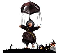 Décor Sorcière Suspendue - Lumière Éclatante, Jambes Agitantes Effrayantes | Pendentif D’Halloween pour Arbres Murs Plafonds Jardin Balcon Entrée Soirée Maison Extérieur Intérieur