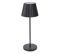 Decor Space Lampe de table Artika en métal avec LED, lumière chaude, 36 cm (Noir)