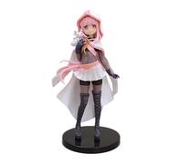 DECOR SPIRIT Magical Girl Iroha Tamaki Anime Action Figure 22 cm || Jolie sorcière debout Iroha avec capuche rose et chat blanc pour décoration de maison, bureau et table | Cadeau pour les amis et les