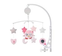 Décor suspendu en pépinière - Jouet mobile de berceau moelleux, musical mobile bébé rotatif | Cloche de lit apaisante avec des figures d'animaux pour les nouveau-nés, stimulation du sommeil, accessoir