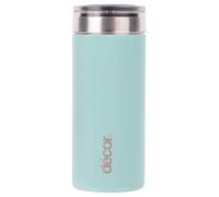 Décor Tasse de voyage à double paroi en acier inoxydable - Garde au chaud pendant 4 heures - 12 heures au froid - Compatible avec porte-gobelet de voiture - Couvercle à vis amovible - 200 ml Menthe