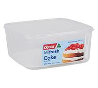 Décor Tellfresh Boîte de Rangement pour gâteaux de 22,9 cm | avec lève-gâteau pour Un Retrait Facile | Couvercle hermétique | Passe au Lave-Vaisselle | Capacité de 6 L
