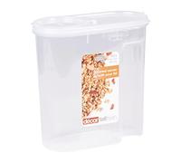 Décor Tellfresh Distributeur de céréales | Grand récipient hermétique | Design pratique et empilable | 3 L